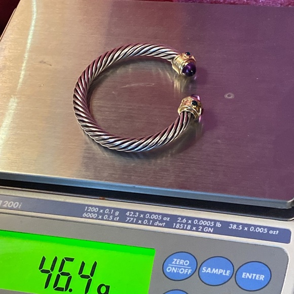 David Yurman 14k Gold & Sterling Bracelet Retails for $3800, can’t go any lower - Picture 15 of 16